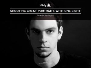Free Guide – How to Shoot Great Portraits with 1 Light